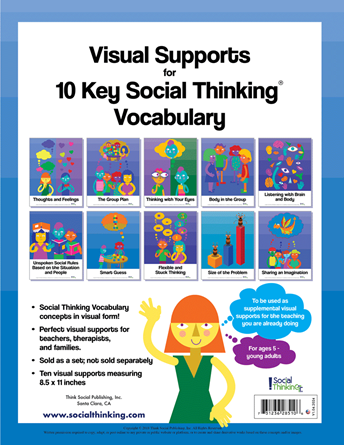 Visual Supports for 10 Key Social Thinking® Vocabulary Concepts